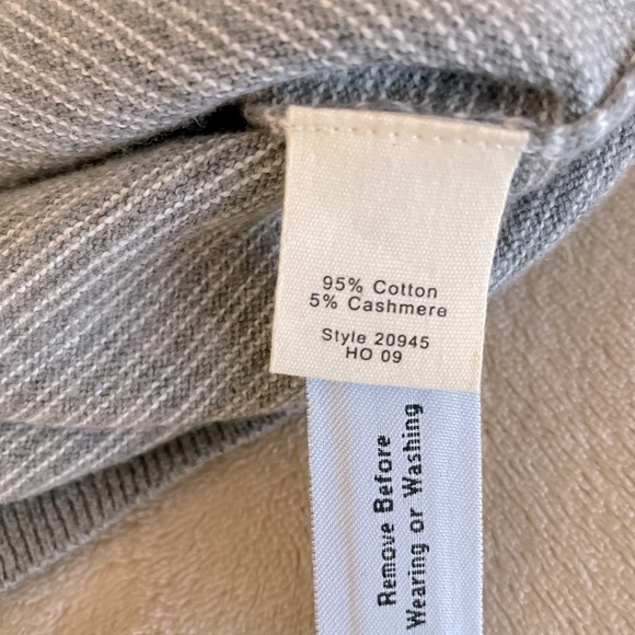 J. Crew Soft Striped V-Neck Sweater - Size L - Picture 14 of 14